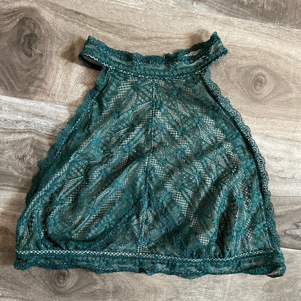 Free People Dark Green Olive Bralette size medium